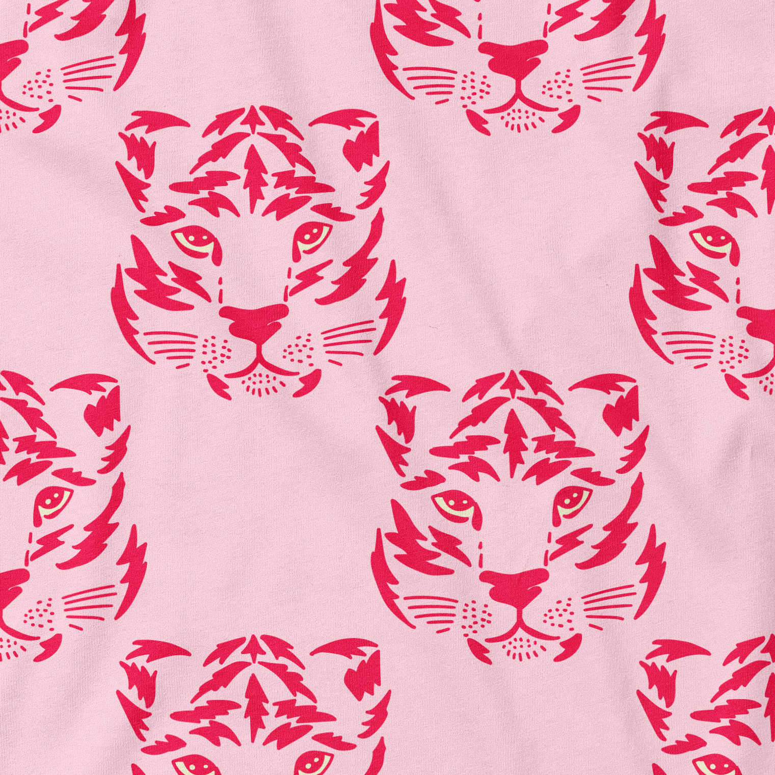 Pink Tiger Print T-Shirt