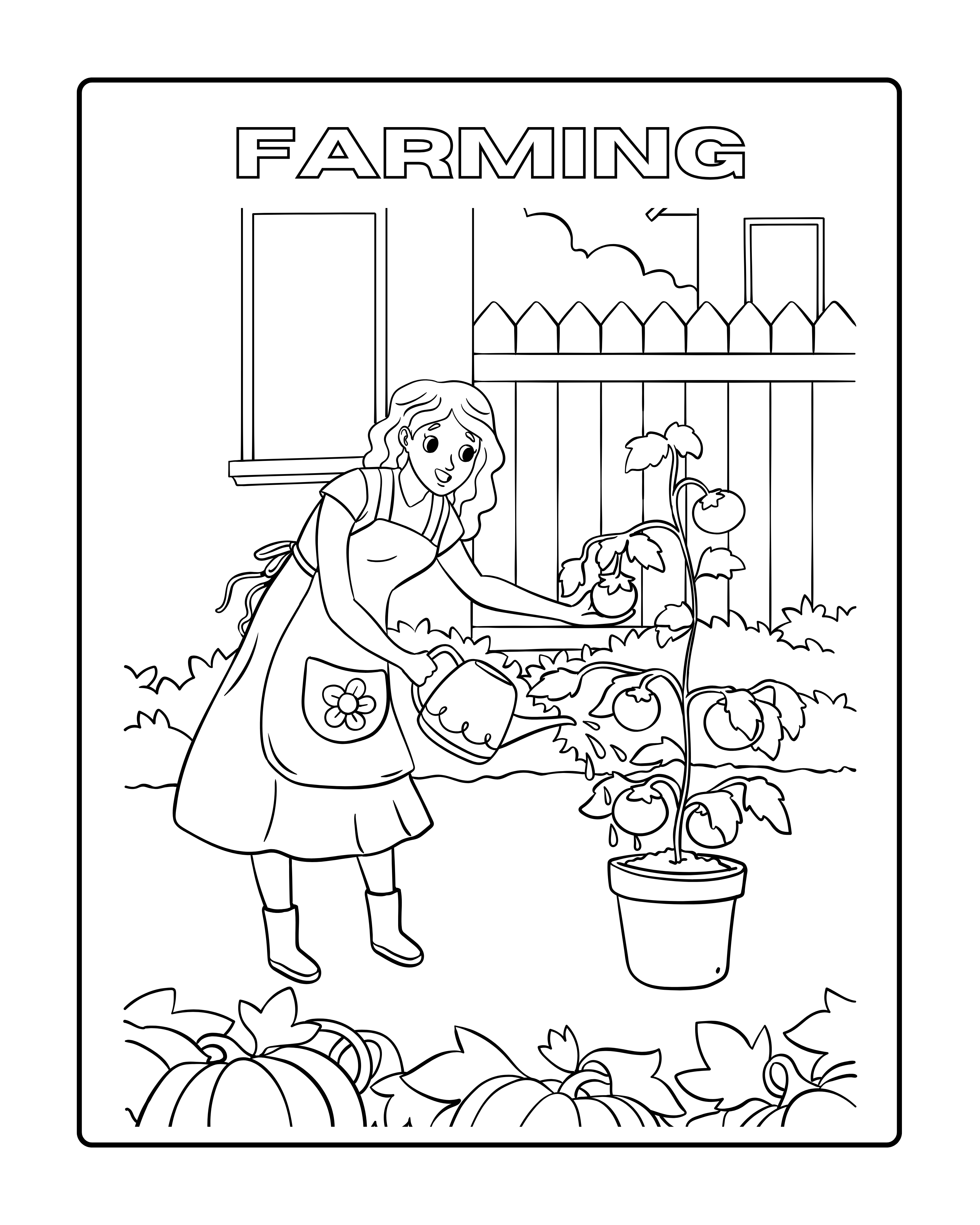 Barnyard Buddies! Farm Animals Coloring Book 