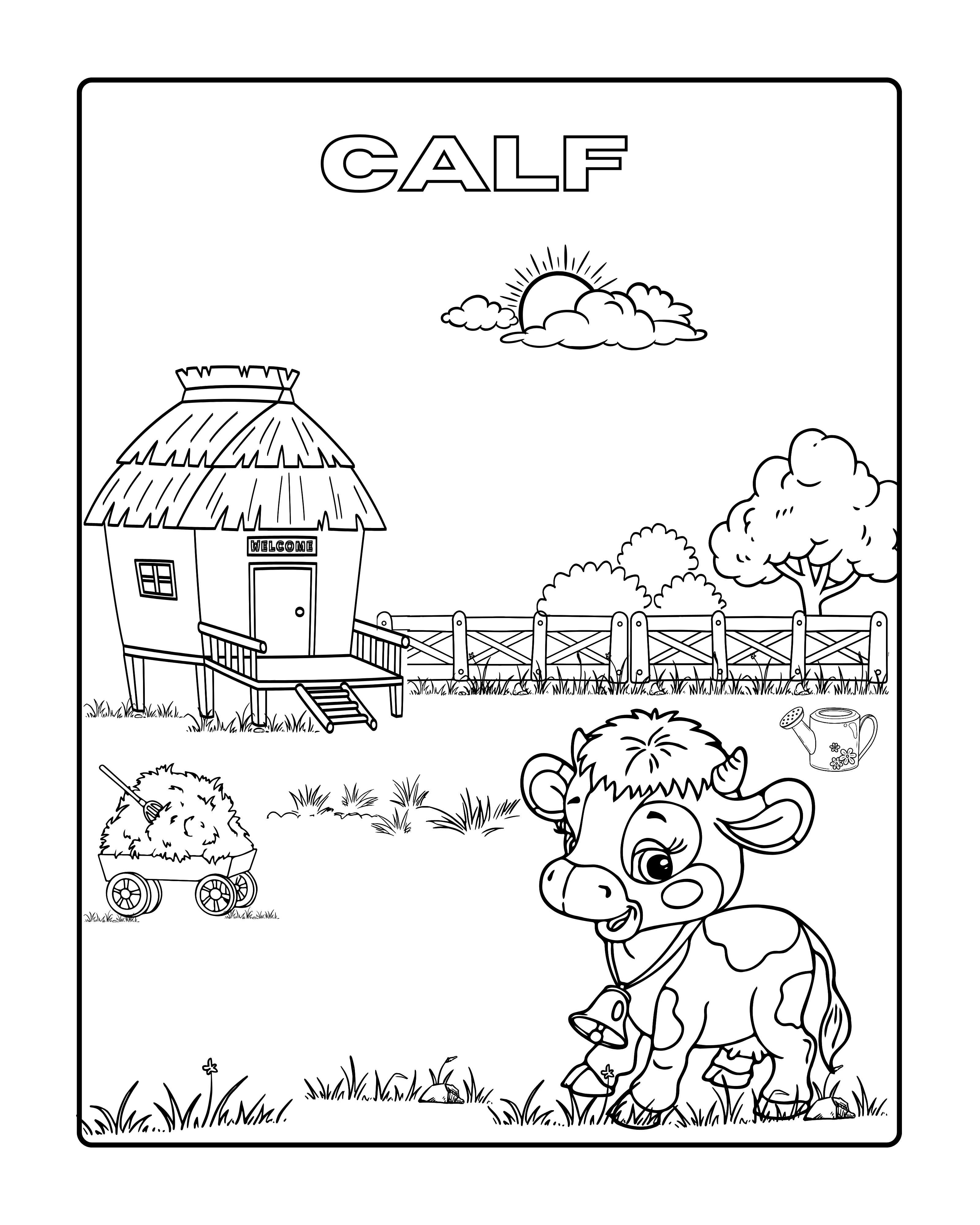 Barnyard Buddies! Farm Animals Coloring Book 