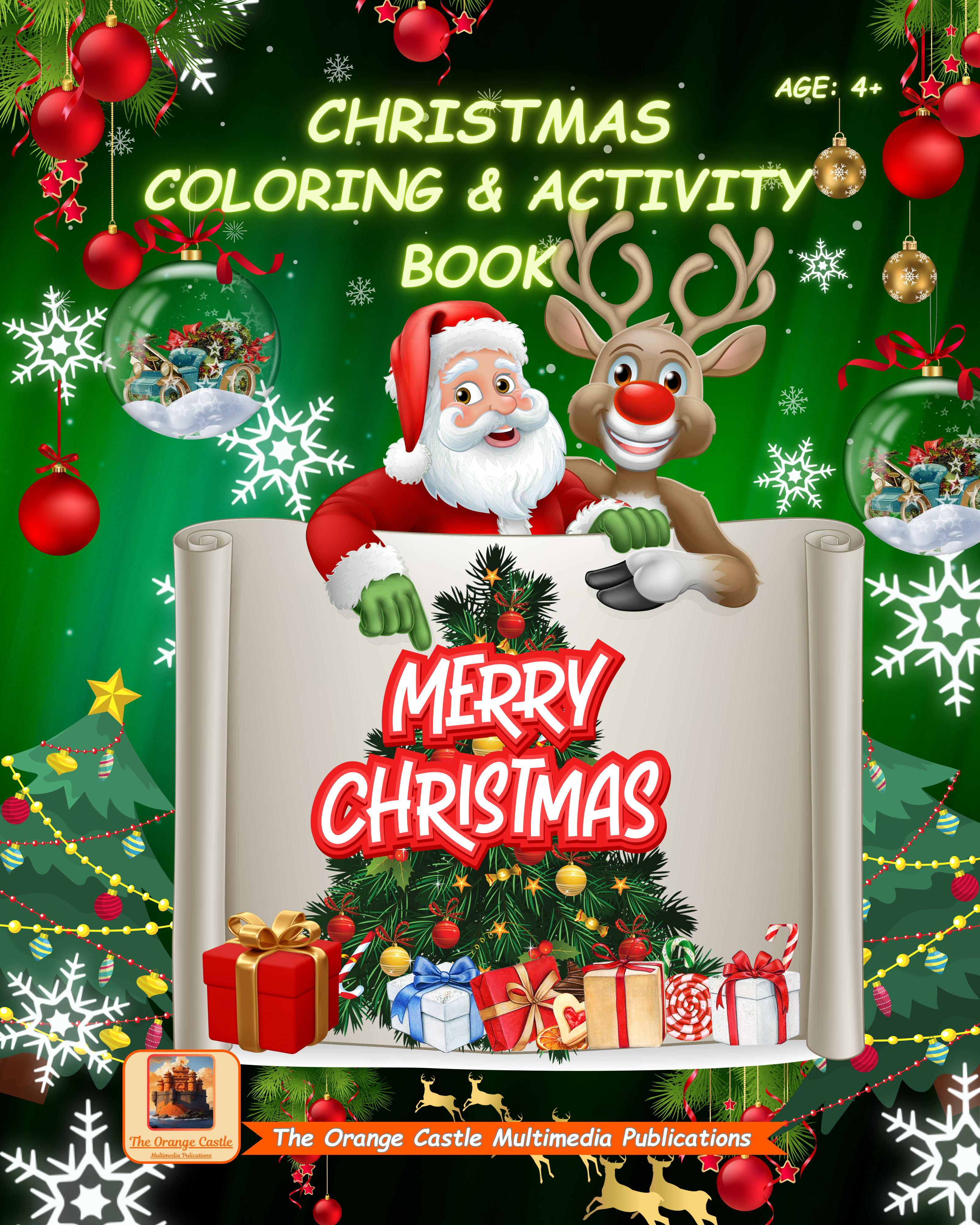 Children's Digital Coloring Book Bundle No. 1 (Set of 5 Coloring eBooks in PDF format)