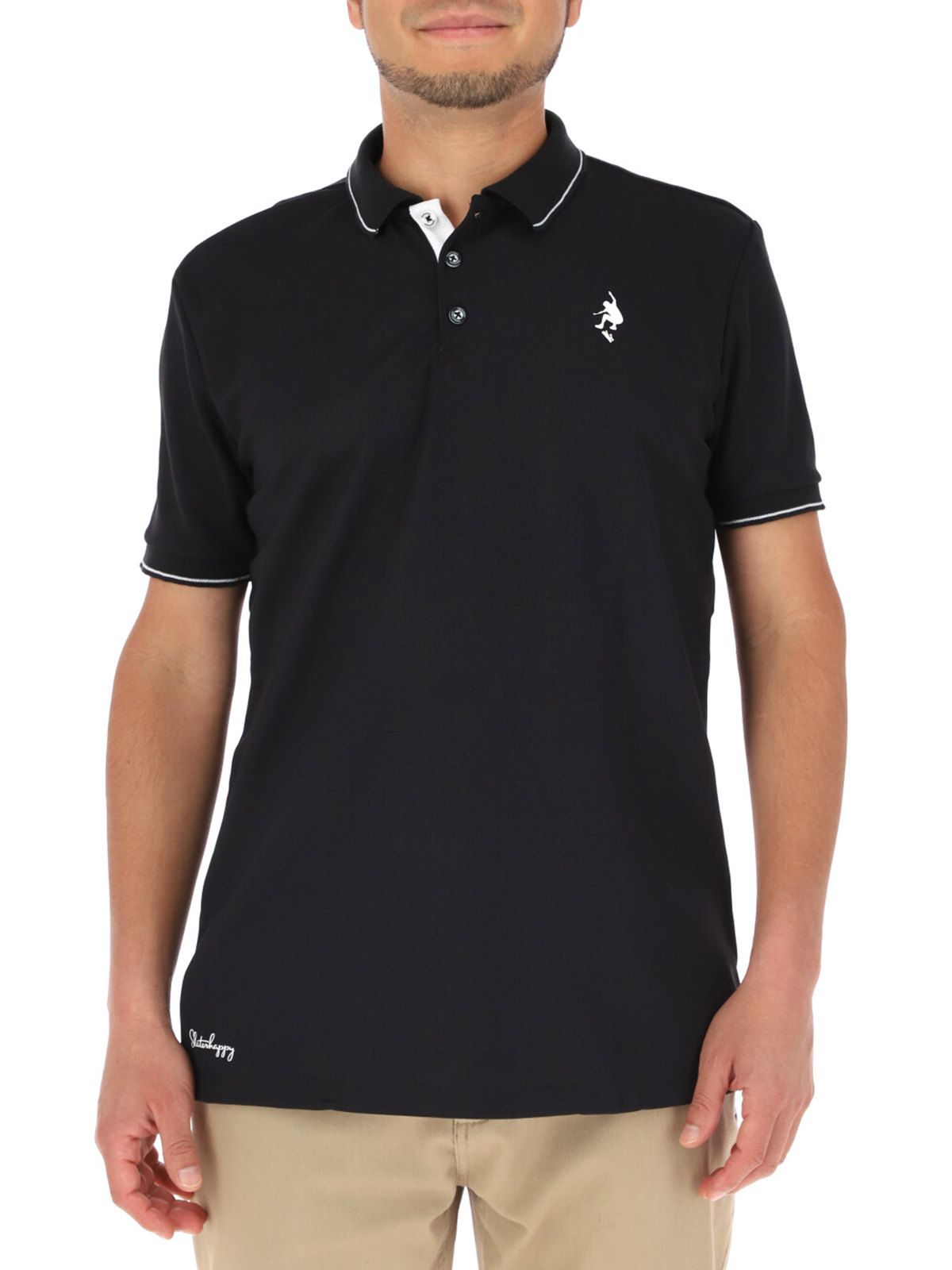 Polo Skaterhappy CS Black