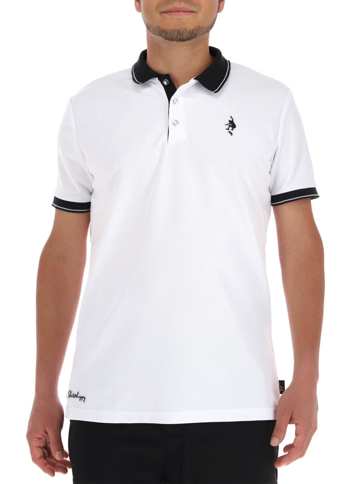 Polo Skaterhappy CS White
