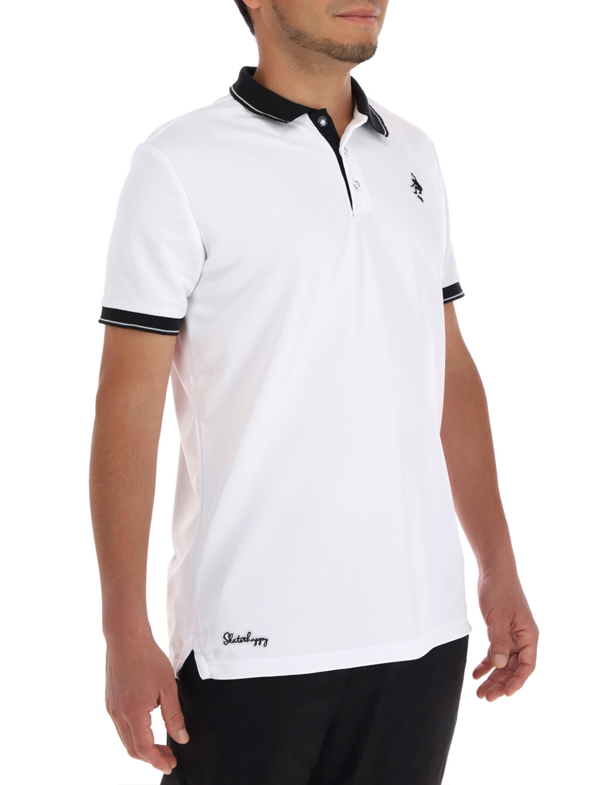 Polo Skaterhappy CS White