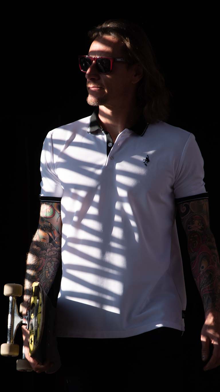 Polo Skaterhappy CS White