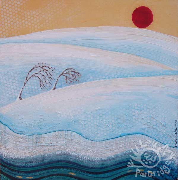 Windswept Trees at Birling Gap Greetings Card