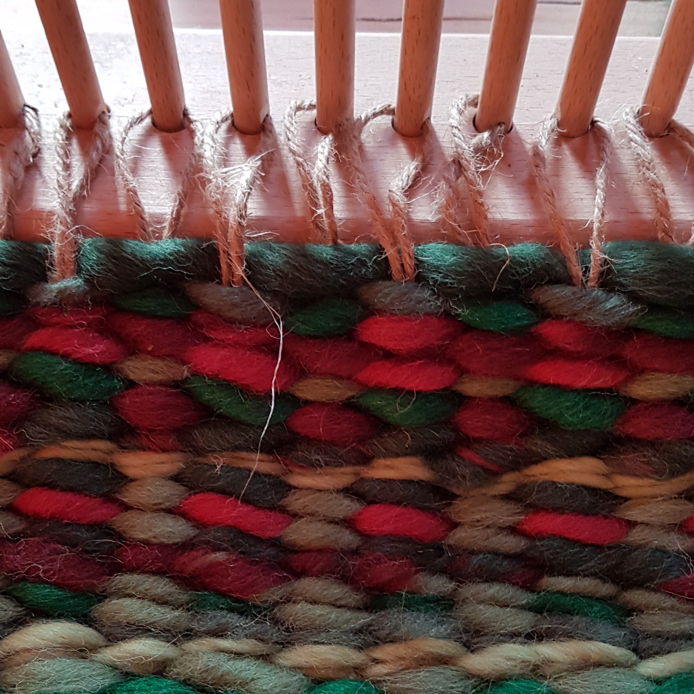 Try your hand at "Peg Loom"