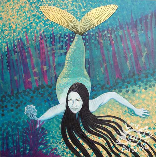 Shell Collecting in the Kelp Forest