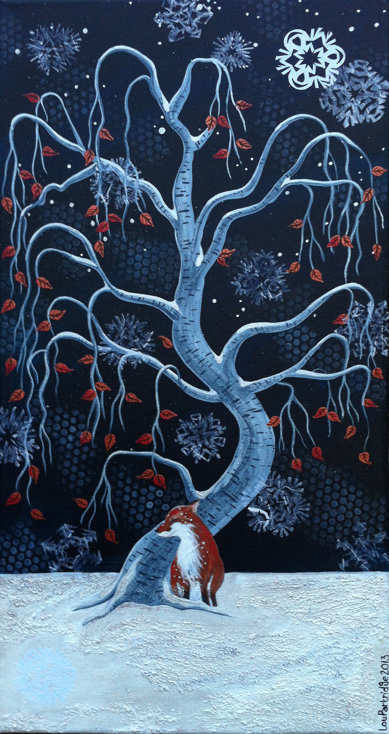 Fox and Silver Birch