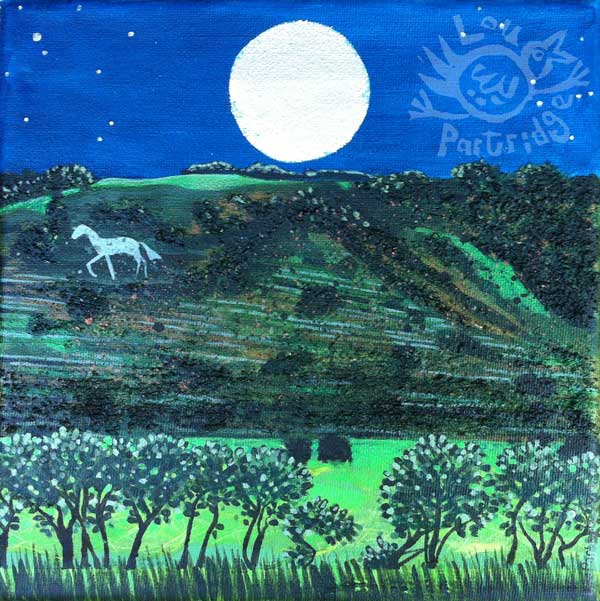 White horse of Litlington, Dark Sky