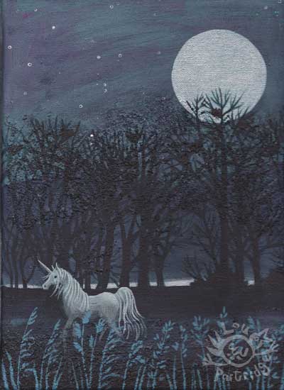 In the Woods by the River One