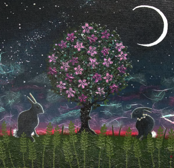 Lonely Bunny Greetings Card