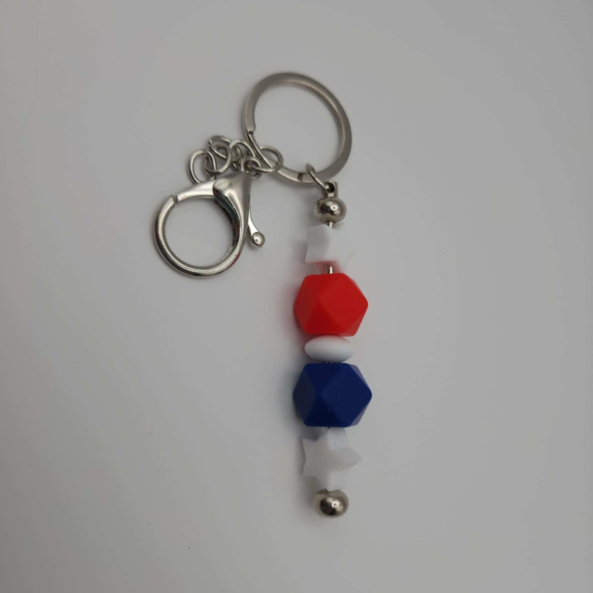 Colorful Beaded Keychain