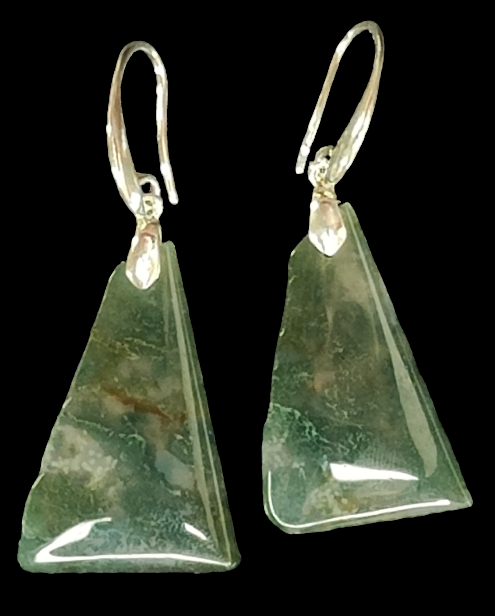 Moss Agate Earrings