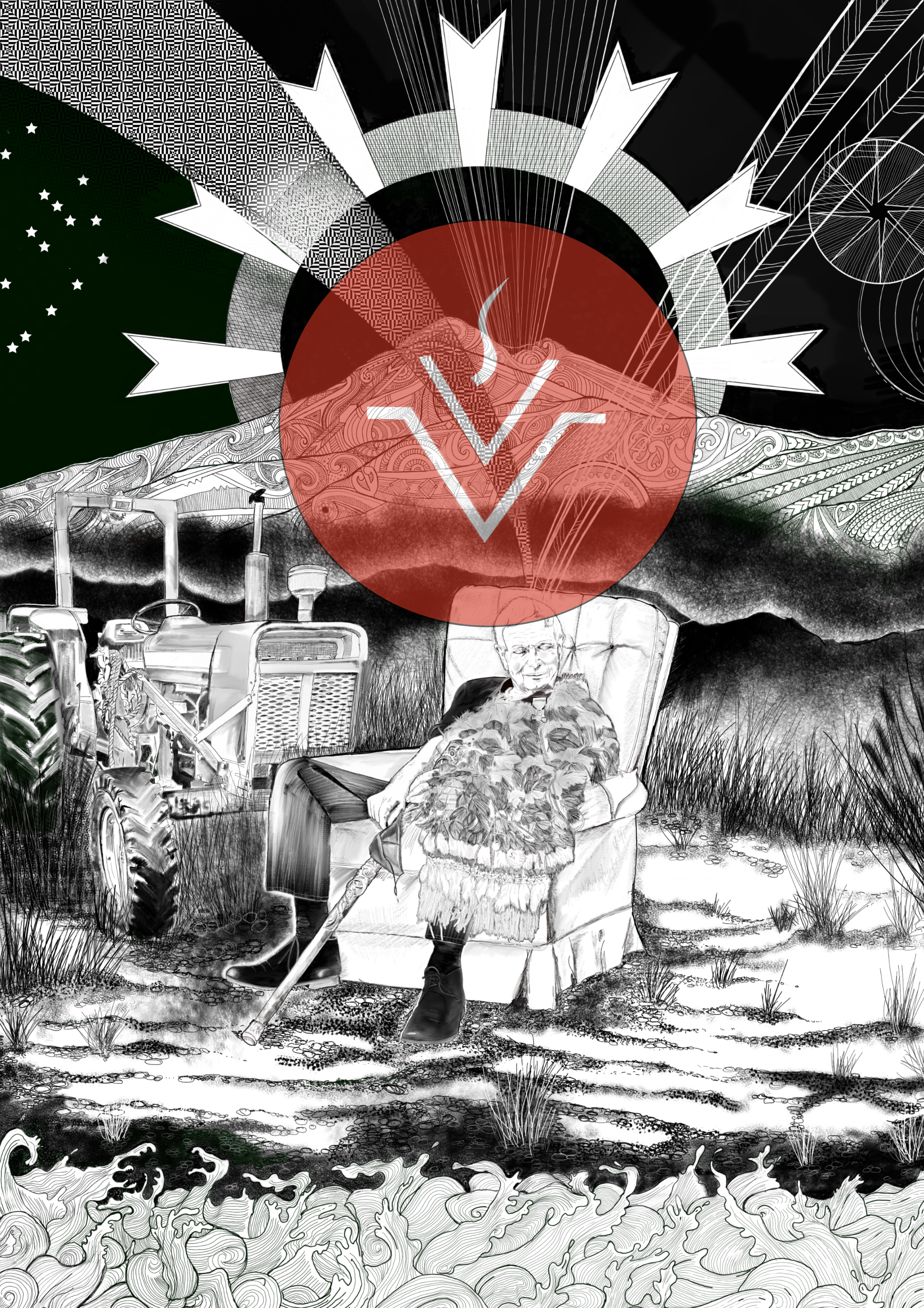 Commissioned Whakatauki Portrait 