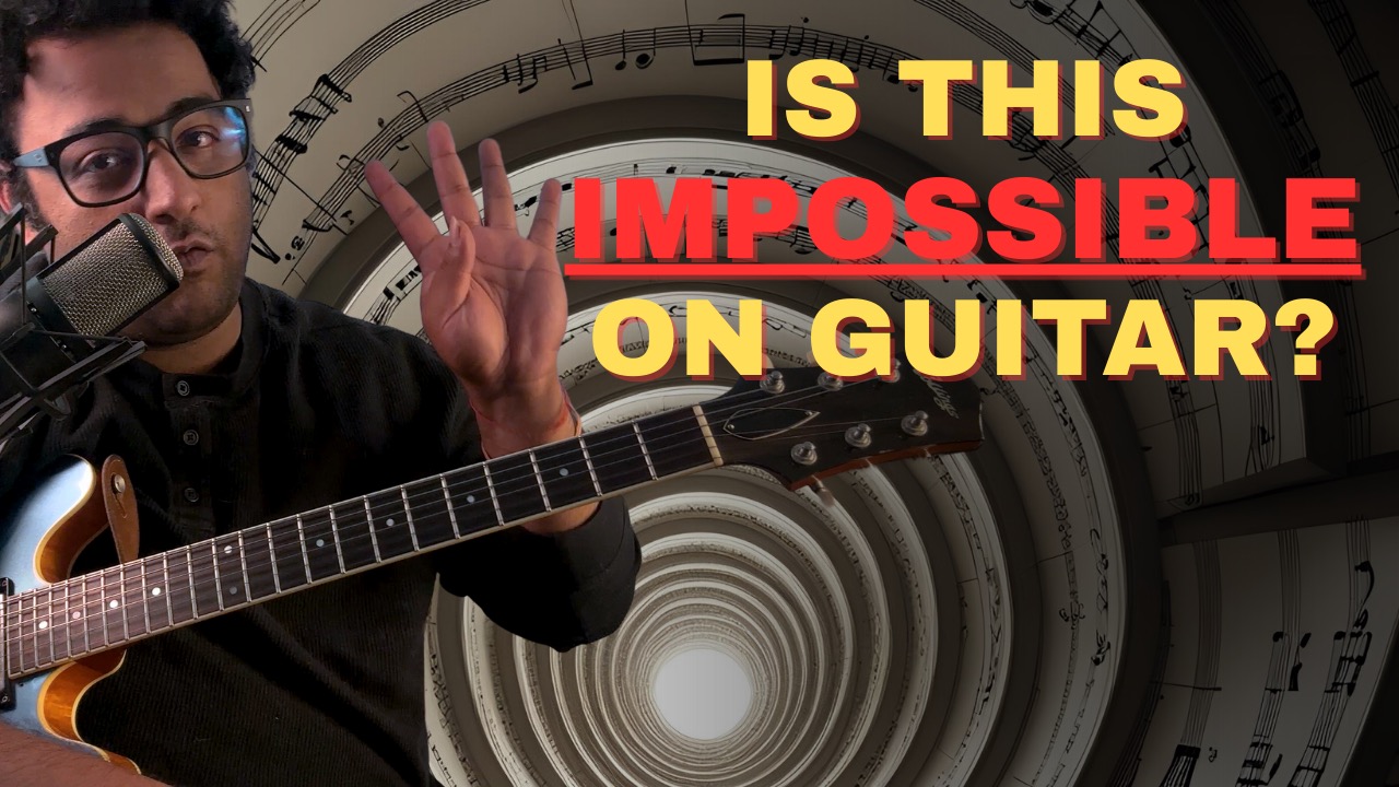 Is this impossible on Guitar? Exploration of 4ths