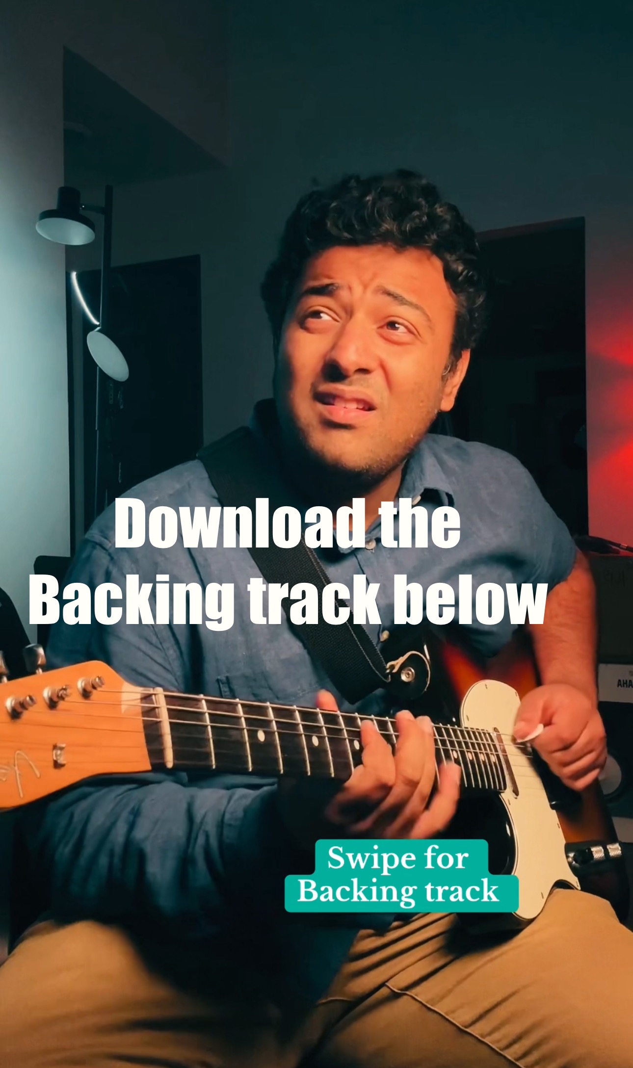 E Bluesy Backing track