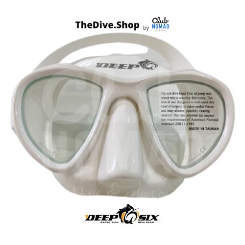 Deep 6 Twin Mask (Clear) Scuba Diving Mask