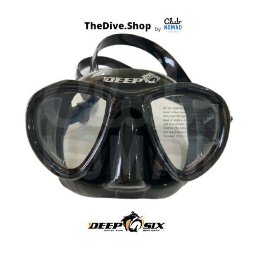Deep 6 Twin Mask (Clear) Scuba Diving Mask