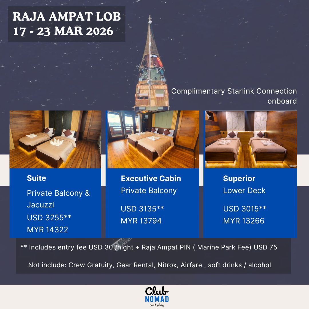 Raja Ampat LOB Trip 17 - 23 Mar 2026