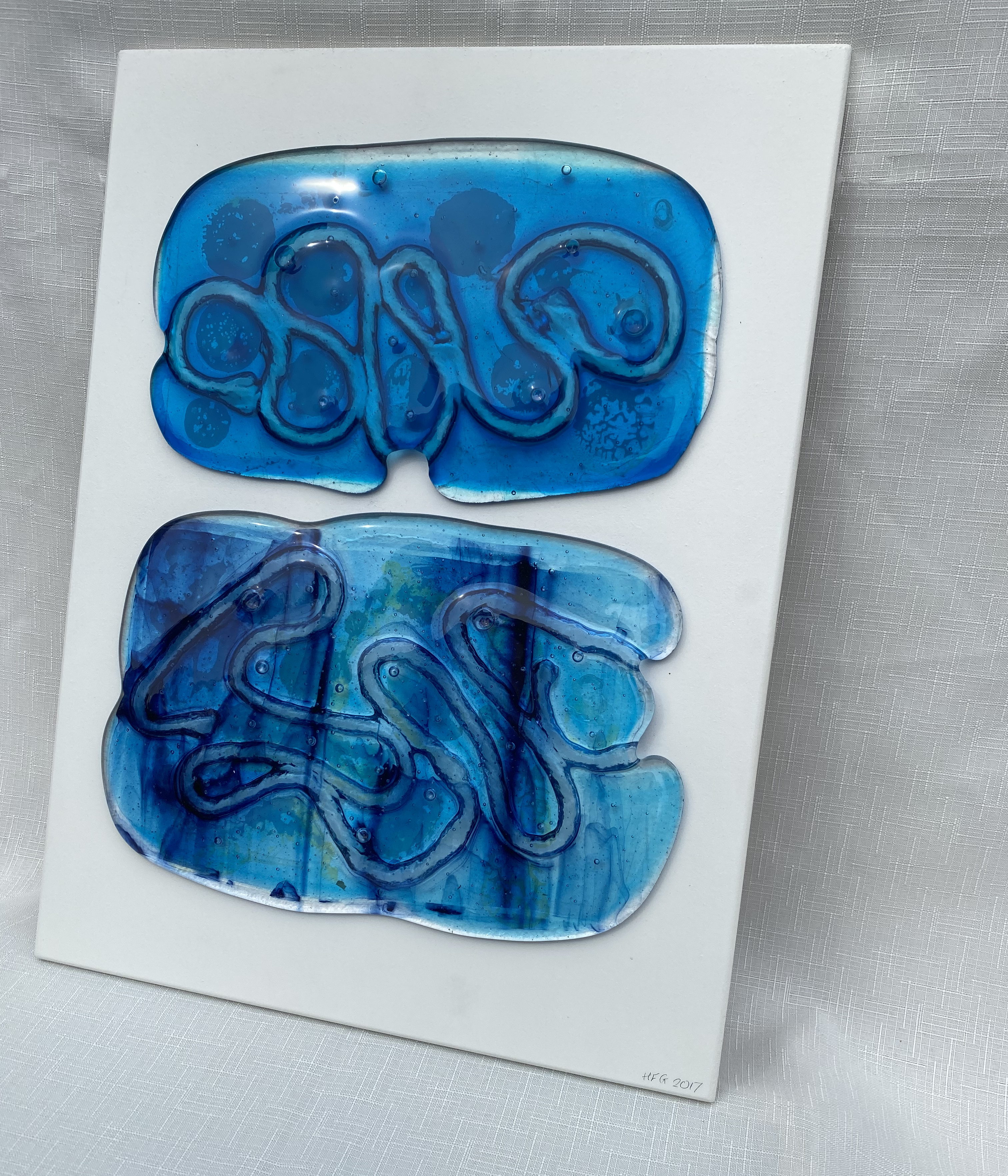 SALE Blues Art Panel