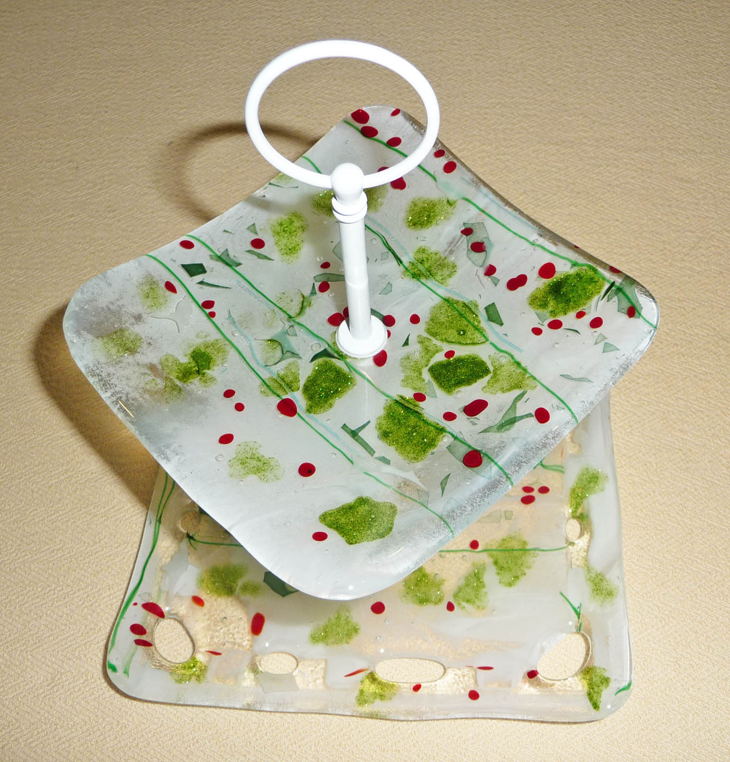 SALE  Winter Bon Bon Mini Cake Stand