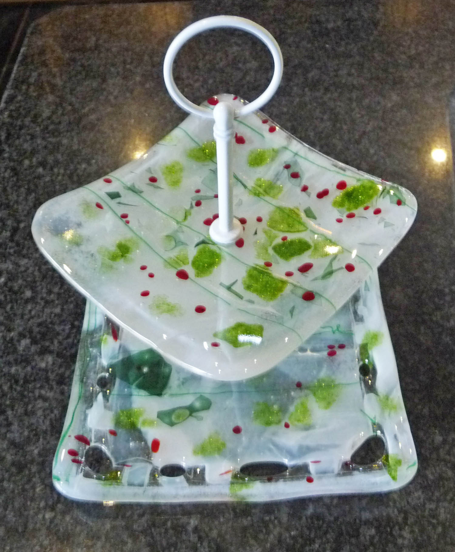 SALE  Winter Bon Bon Mini Cake Stand