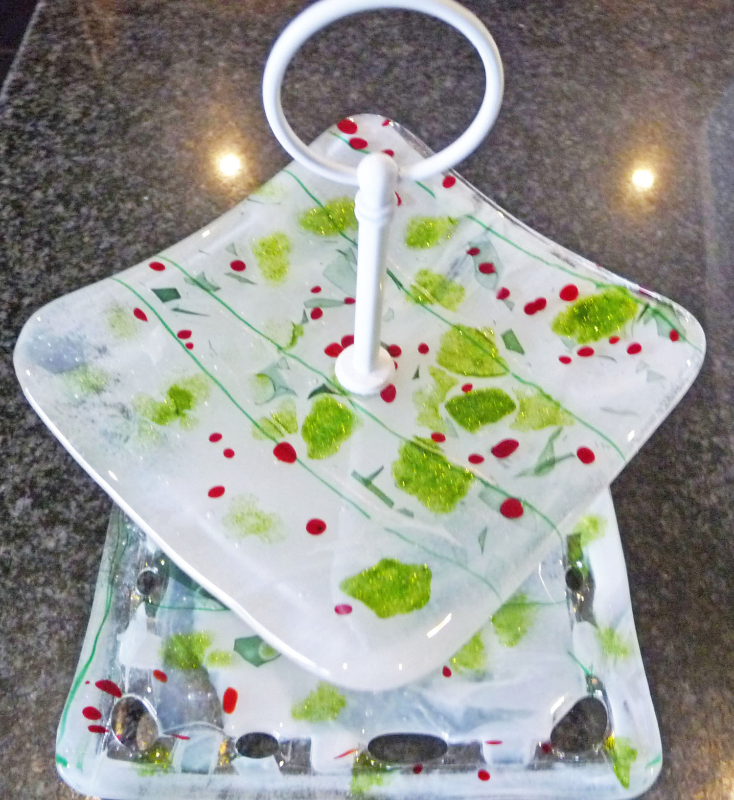 SALE  Winter Bon Bon Mini Cake Stand