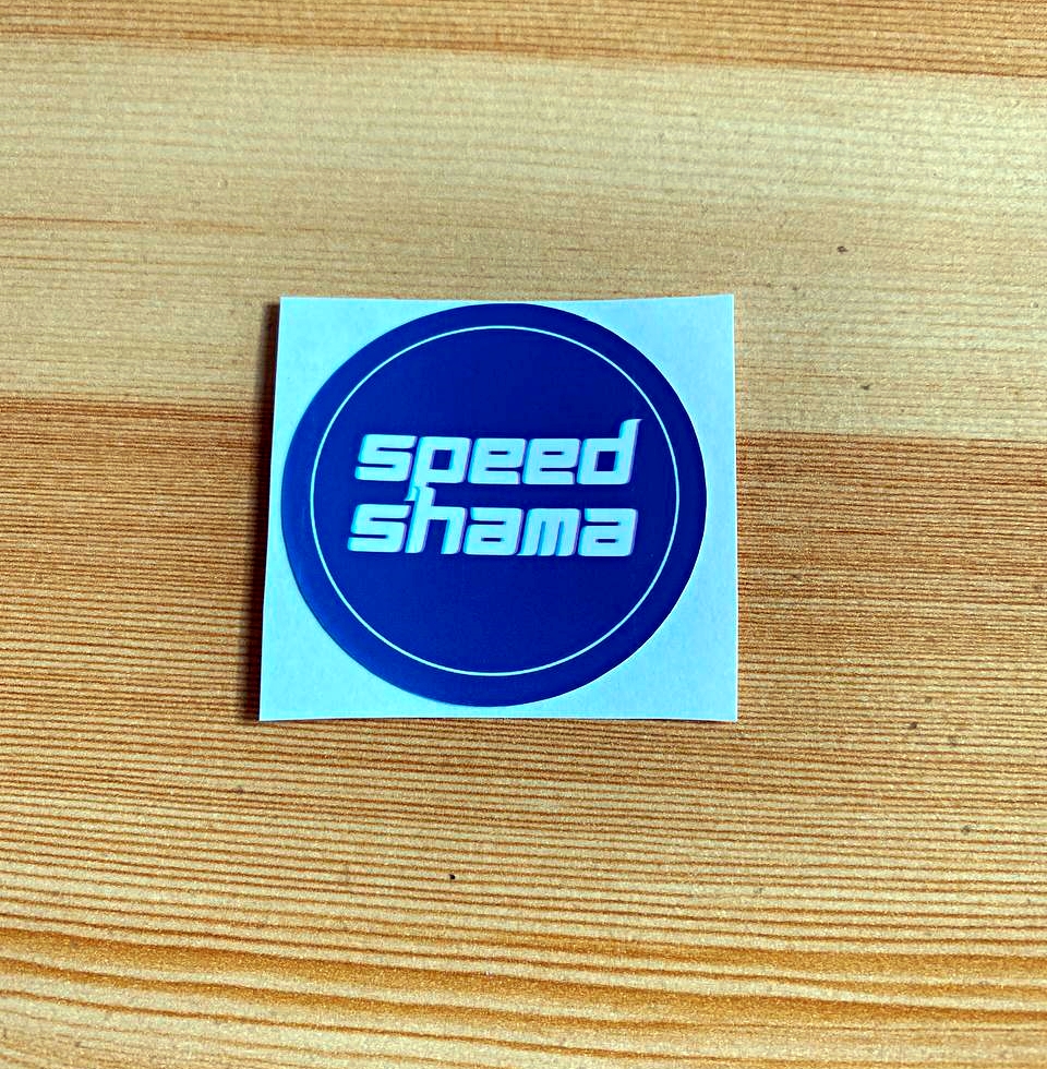 SpeedShama logo Waterproof sticker