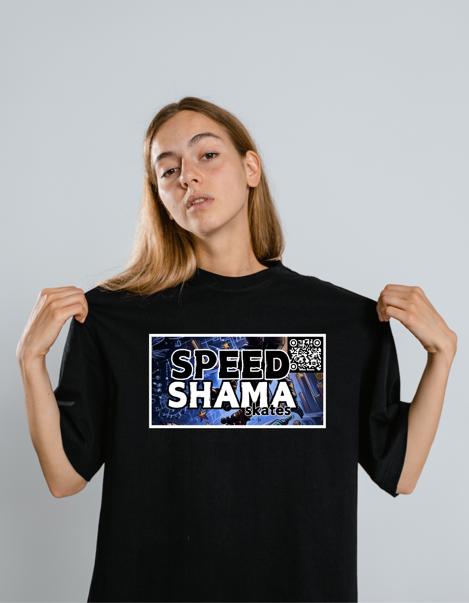 SpeedShama Skates Retro Printed T-Shirt (UNISEX)