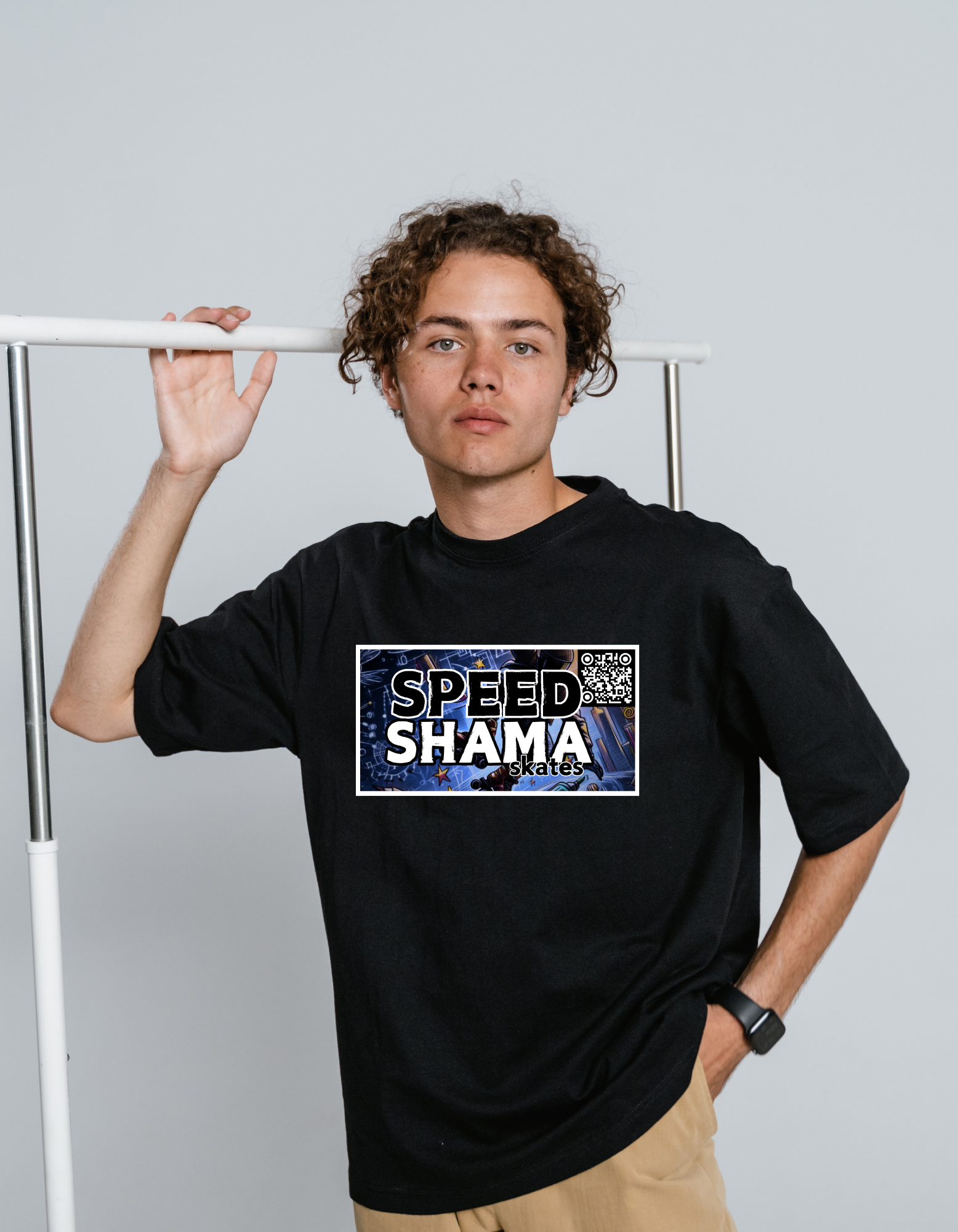 SpeedShama Skates Retro Printed T-Shirt (UNISEX)