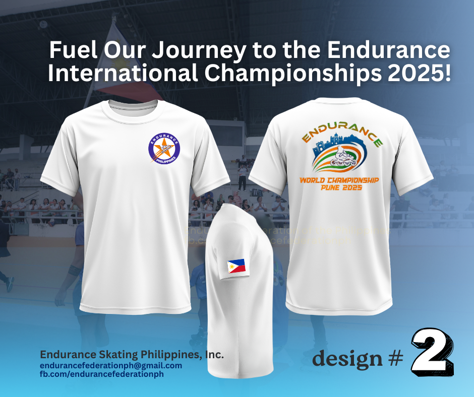 Team Philippines Official Tshirt for Endurance International Championships 2025 @Pune, India