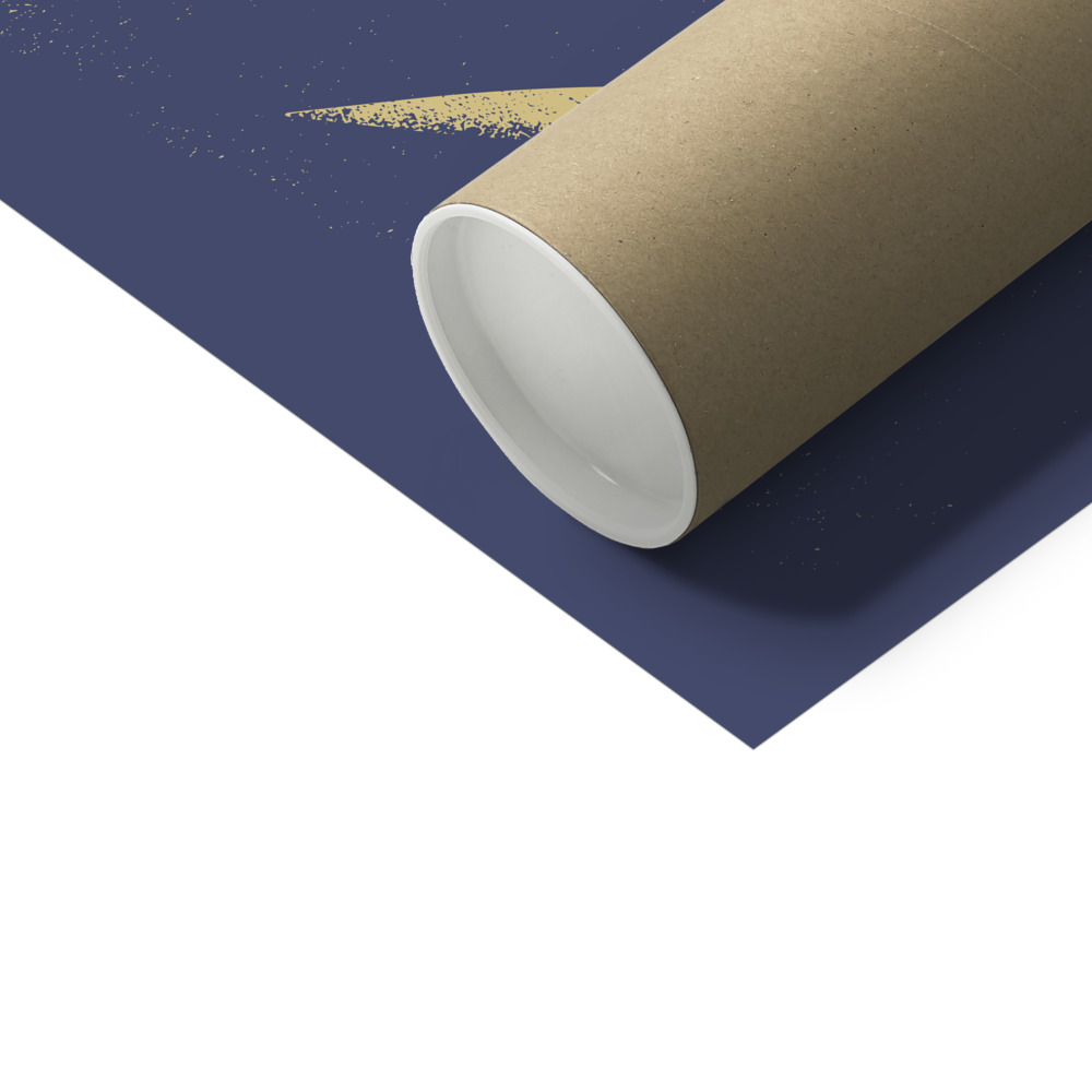 Rocket & Moon Art Print