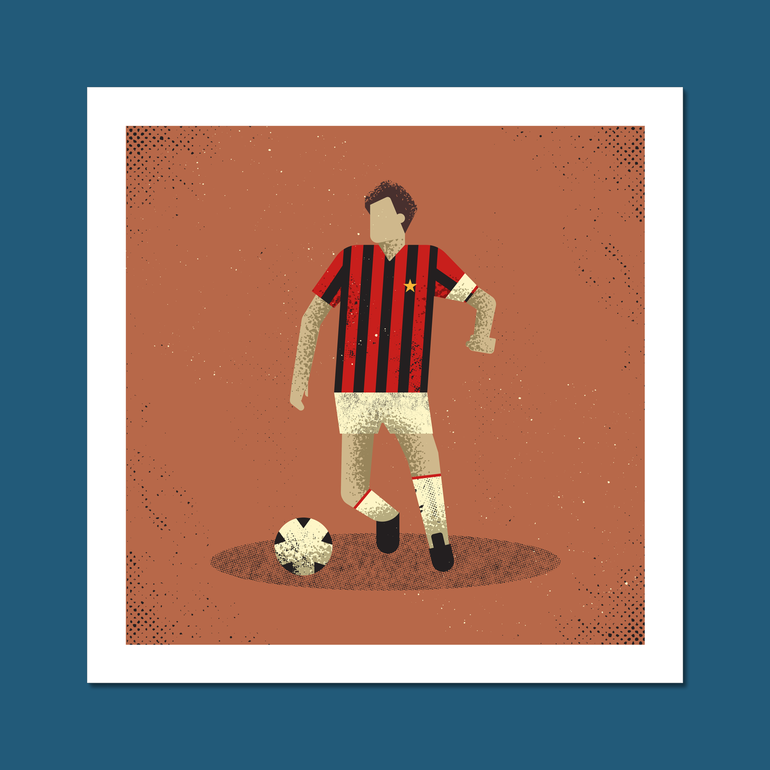 Franco Baresi Art Print