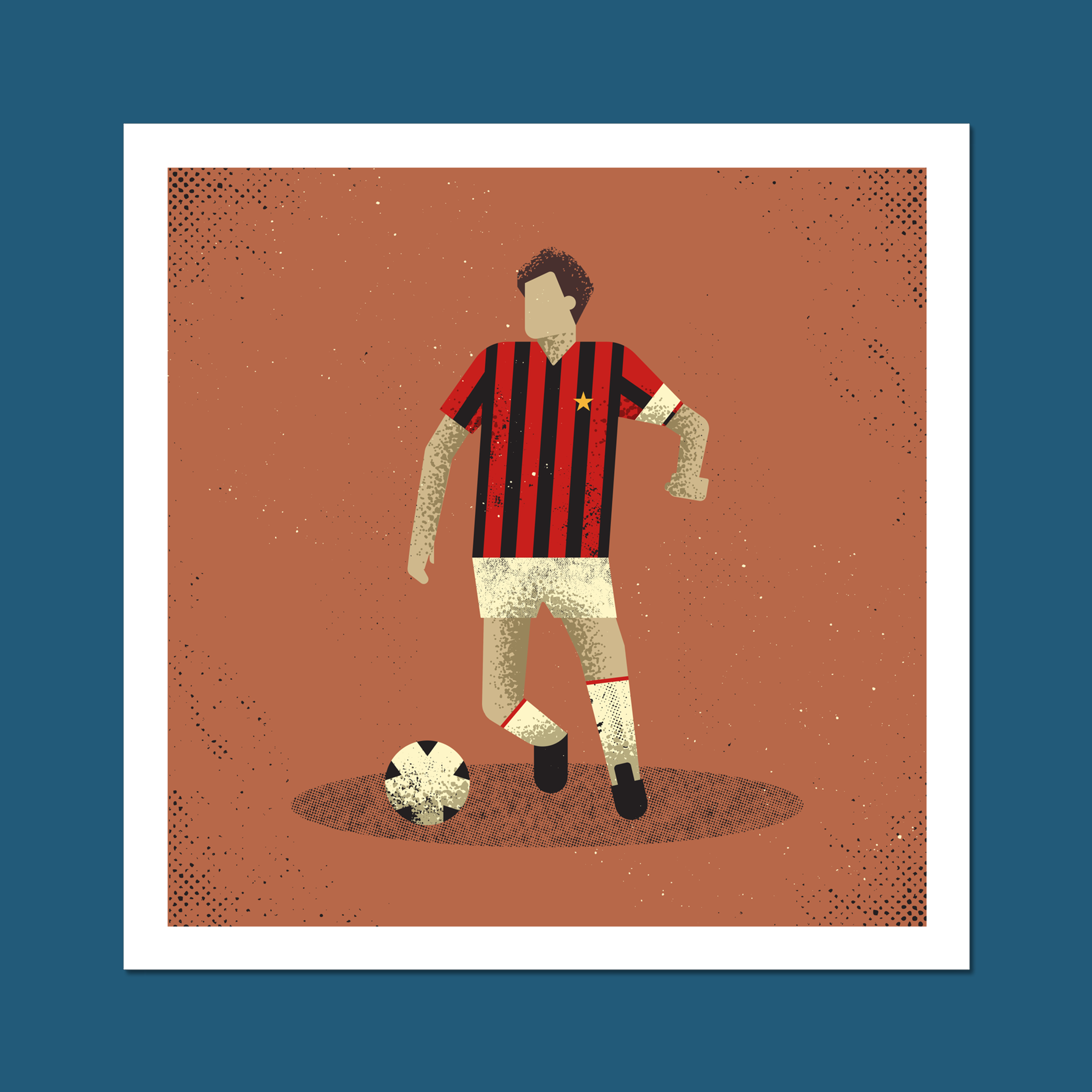Franco Baresi Art Print