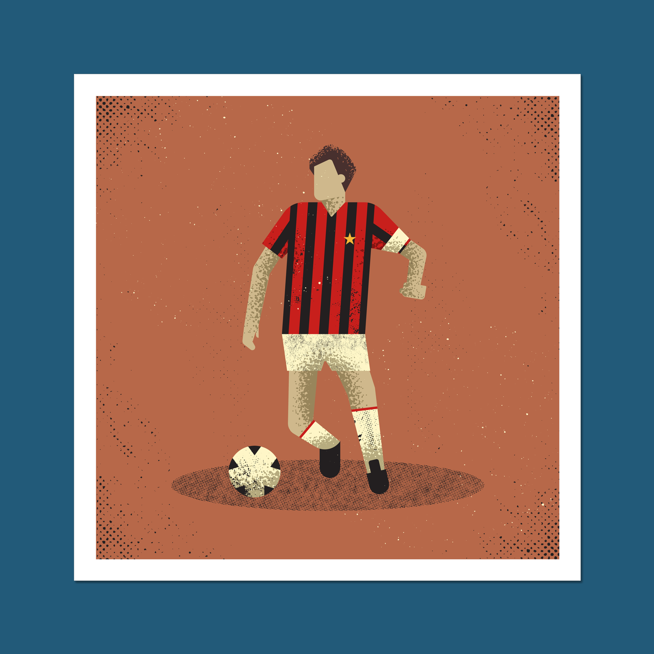 Franco Baresi Art Print