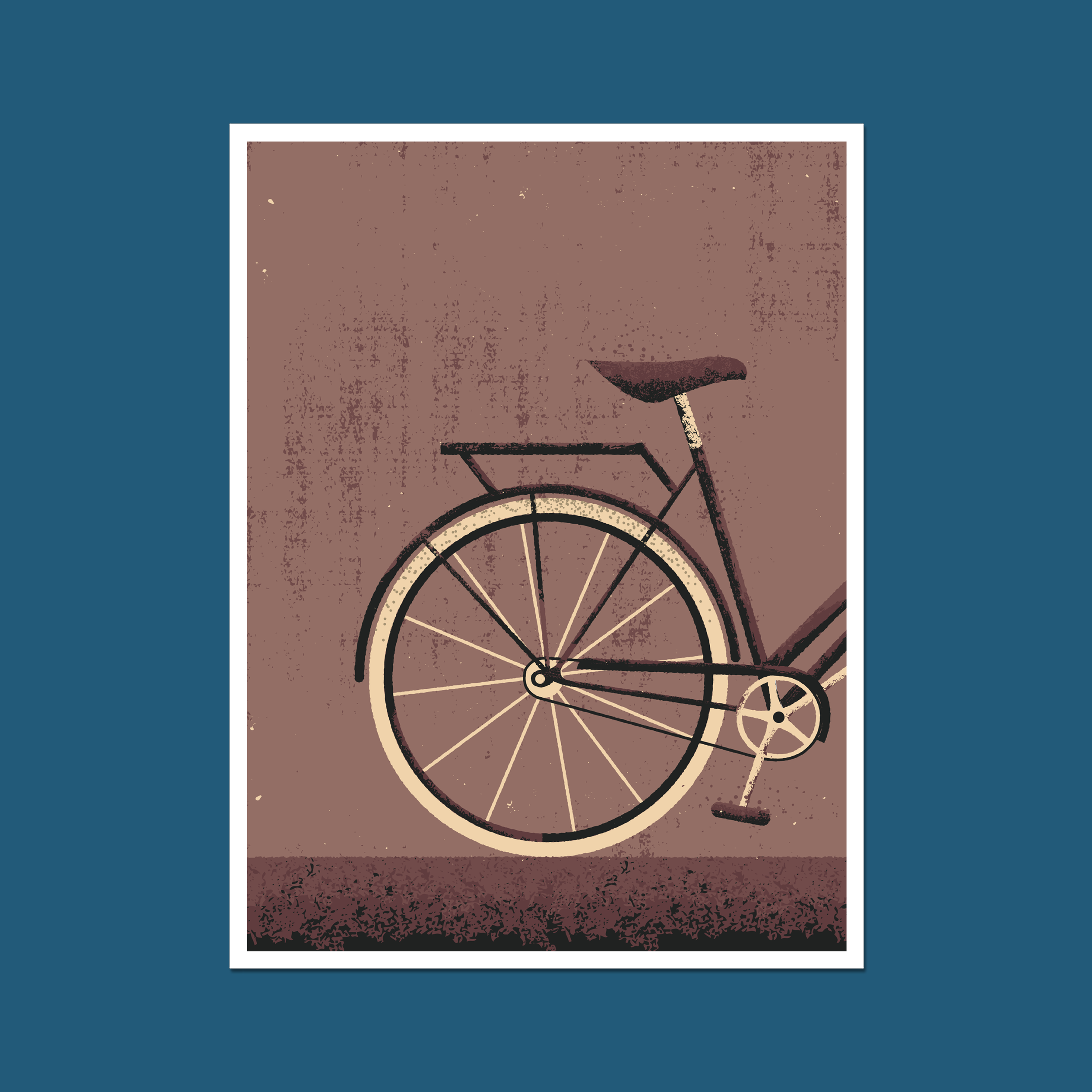 Vintage Bike Art Print
