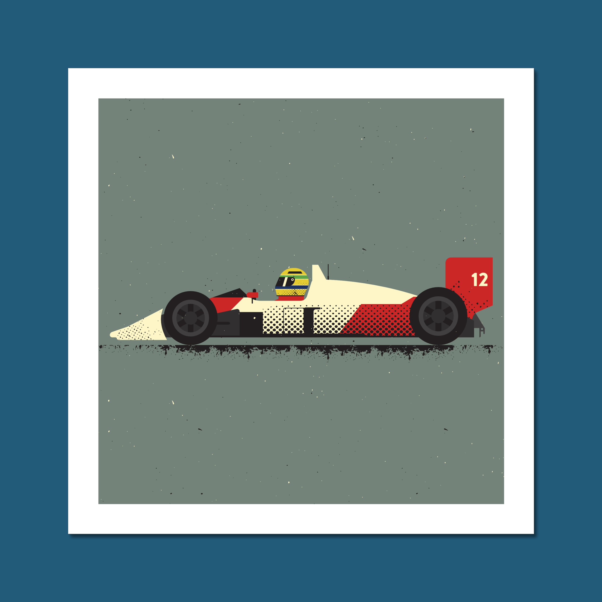 Ayrton Senna Art Print