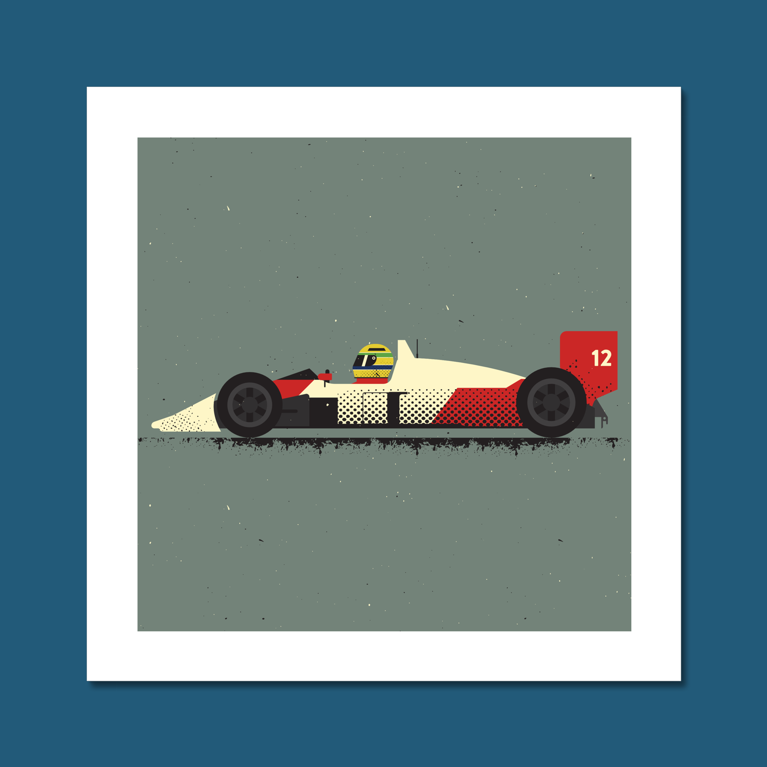 Ayrton Senna Art Print