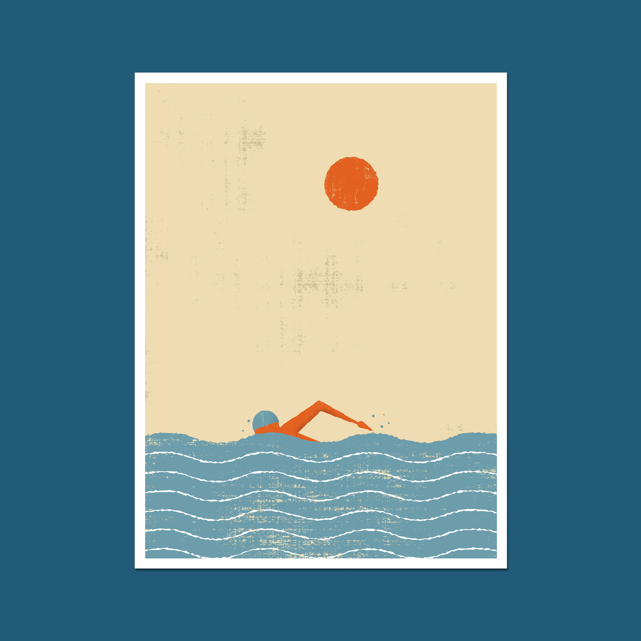 Swimmer Art Print