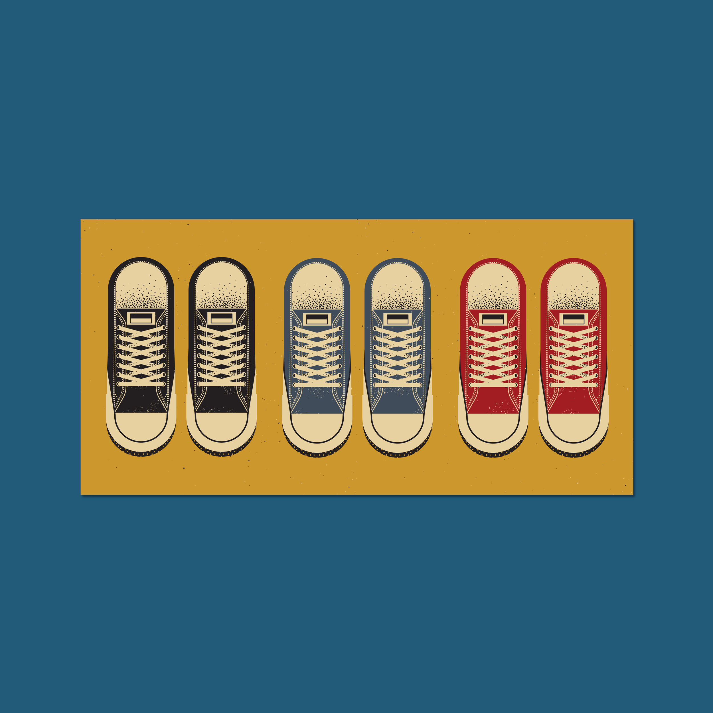 Chucks Collection Art Print