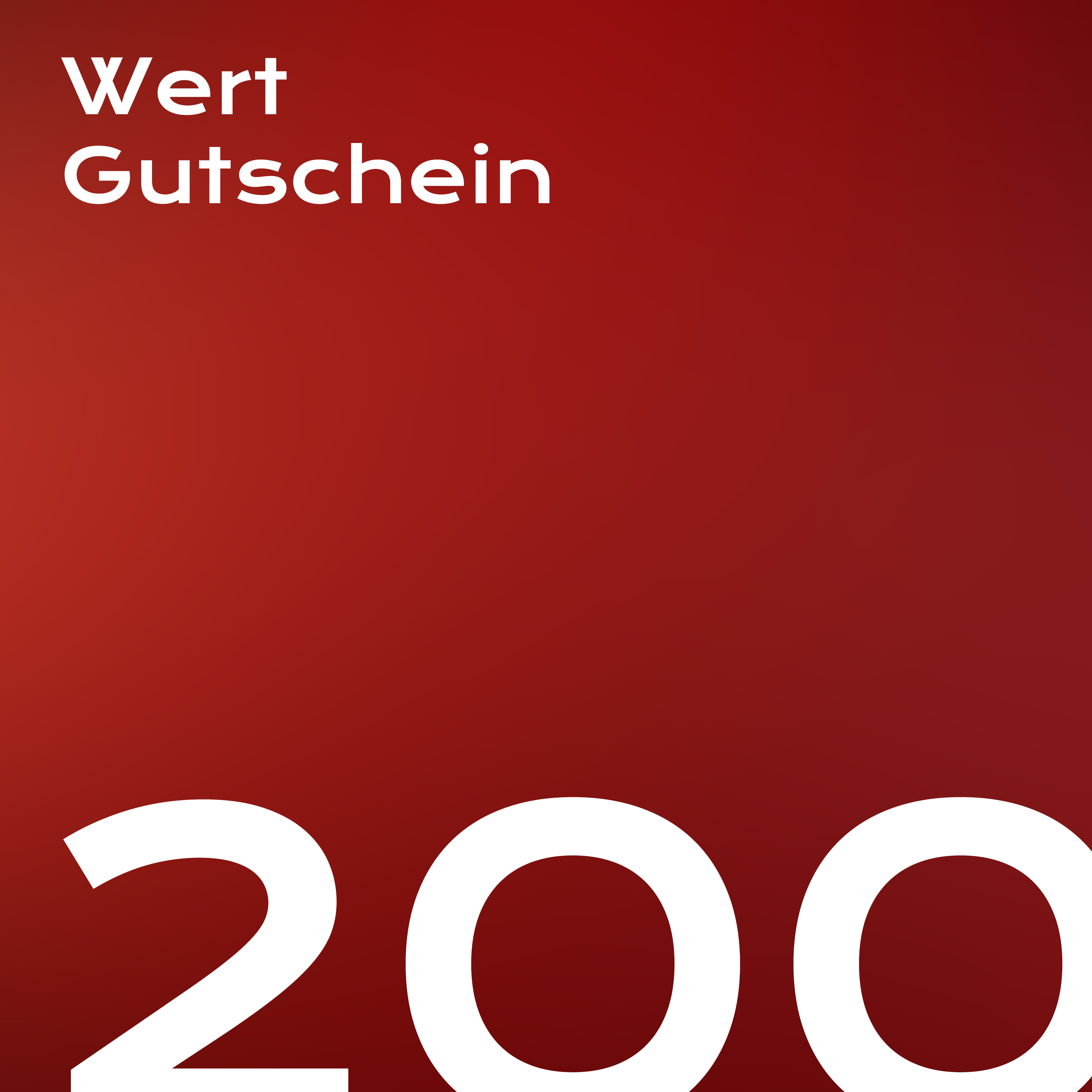200€ Wertgutschein