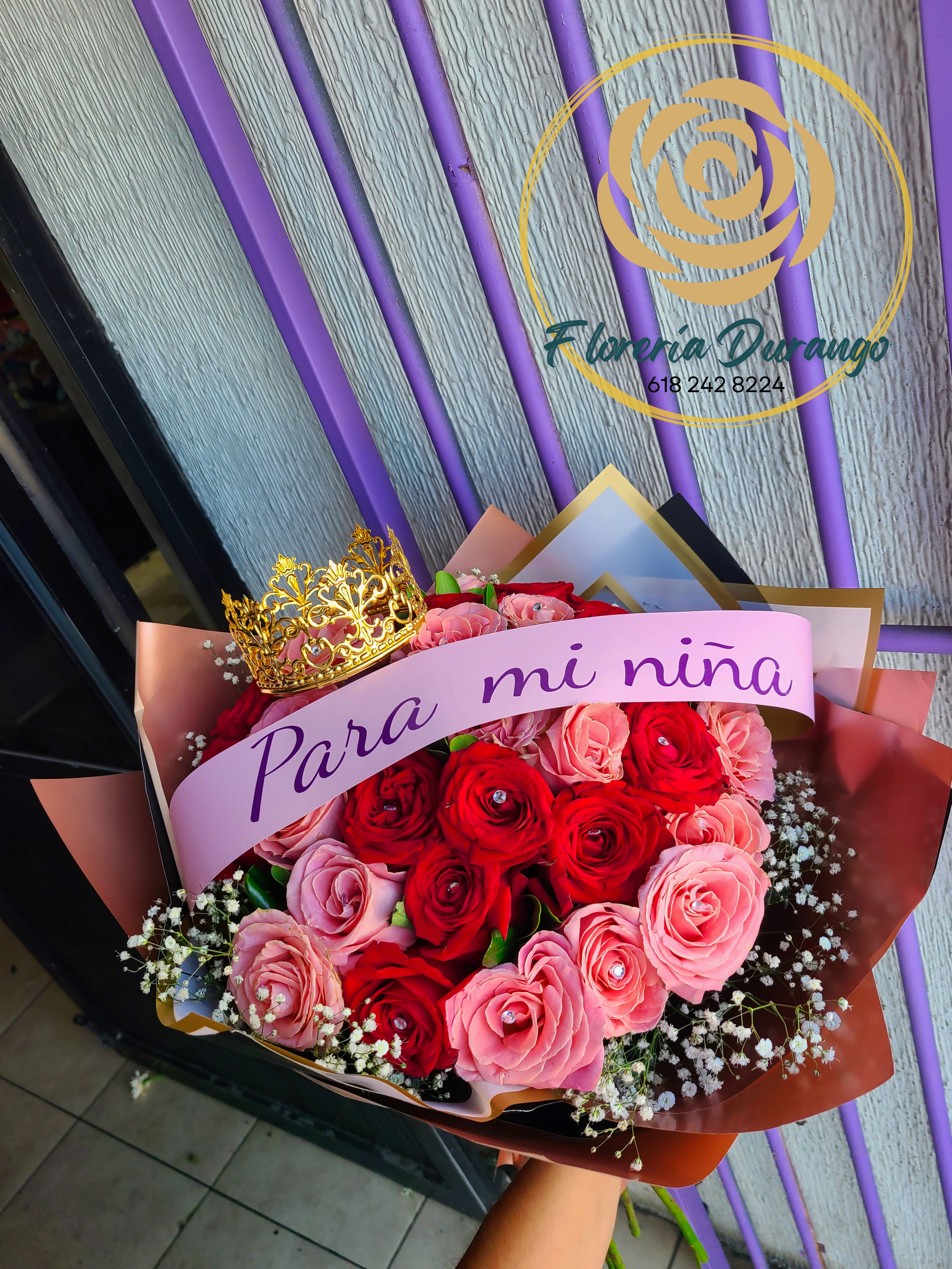 Ramo de 30 rosas para mi niña