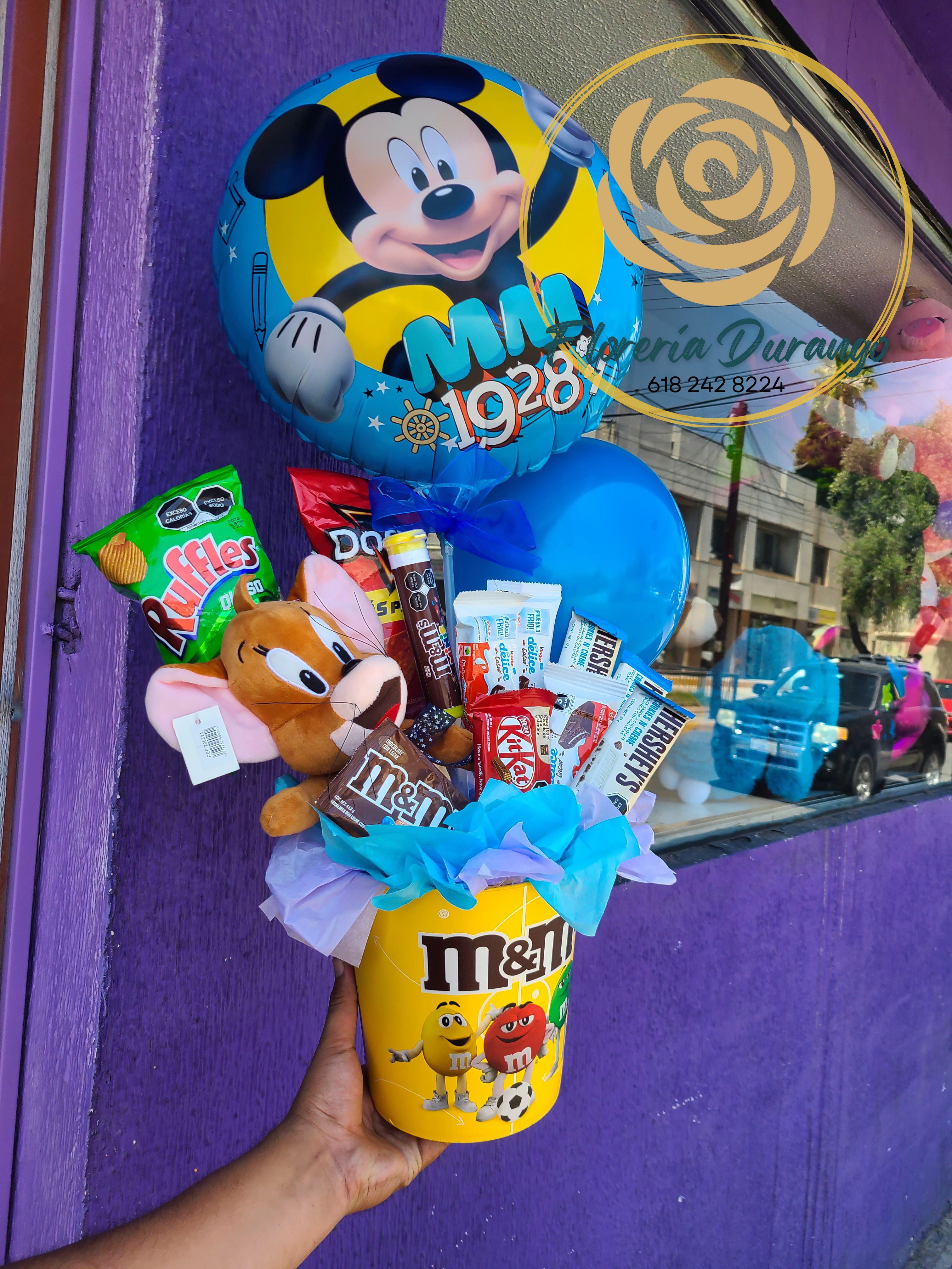 Cubeta de dulces chica