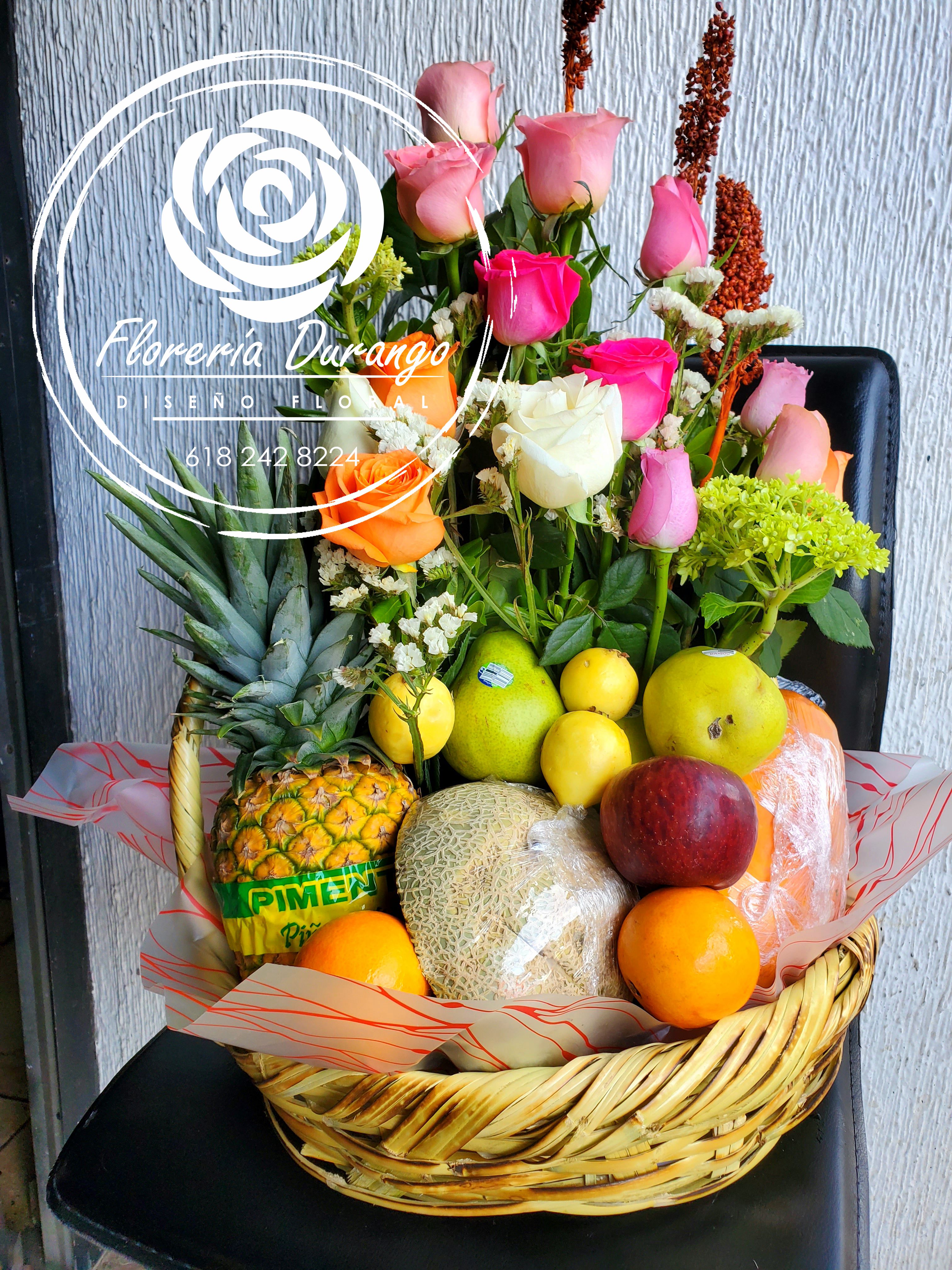 canasta de frutas mediana