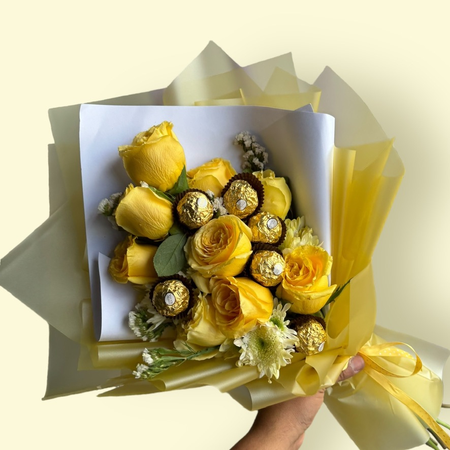 10 amarillas con ferrero