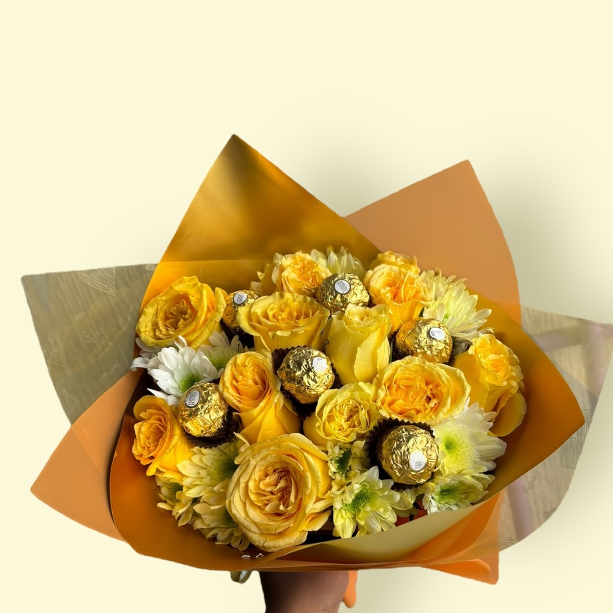 12 amarillas con ferrero