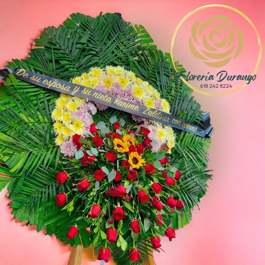 corona roja con blanco