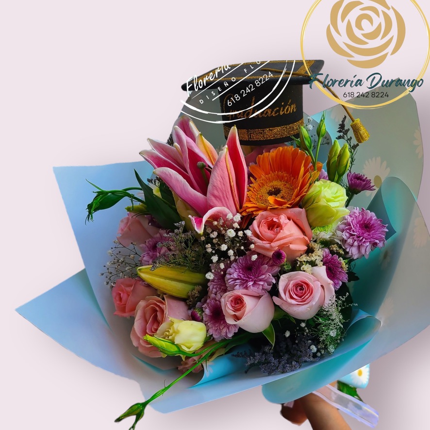 Ramo de graduación mediano