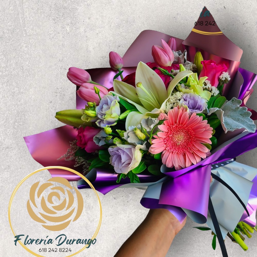 Ramo especial con tulipanes