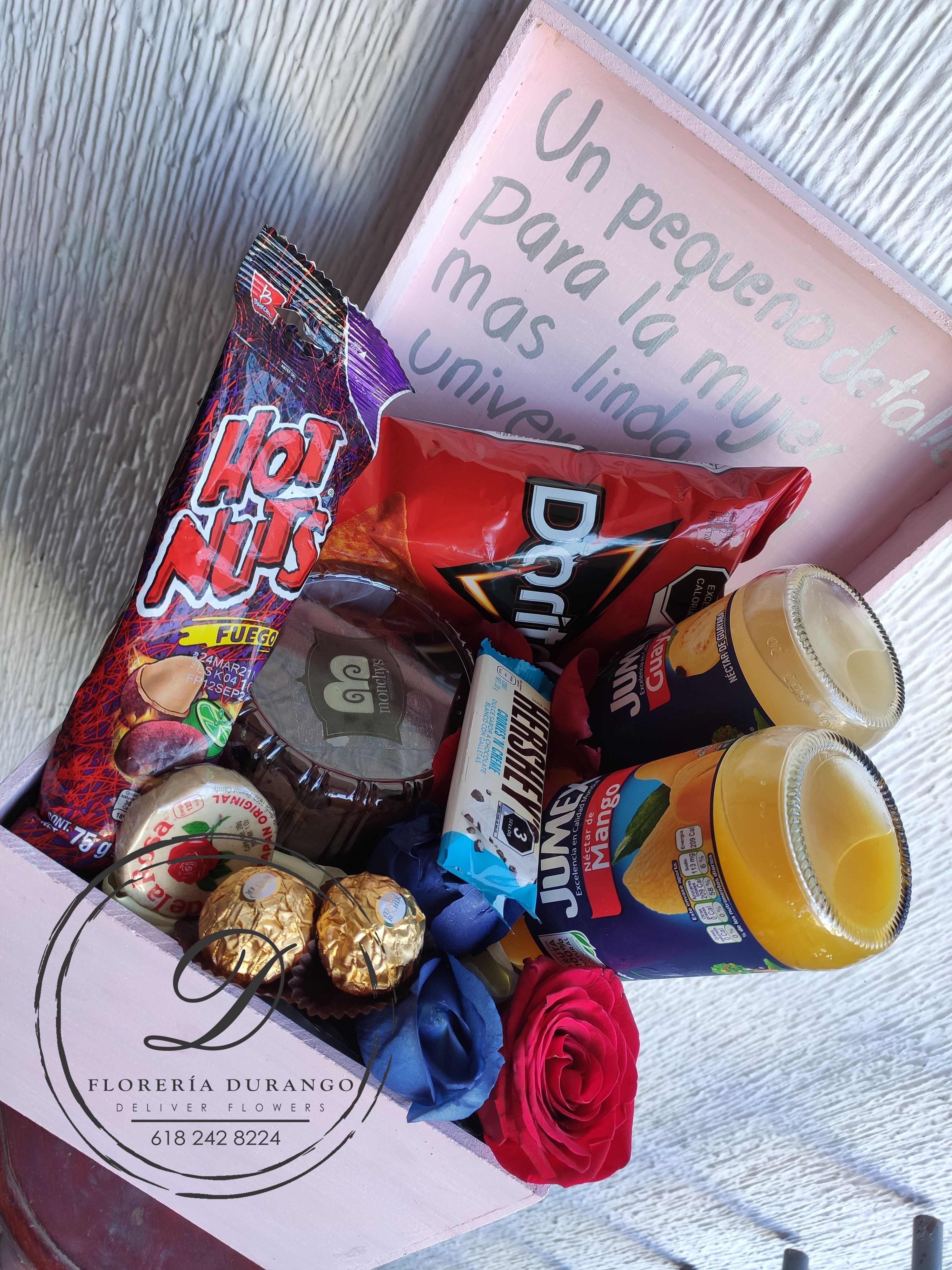 Caja de dulces mediana